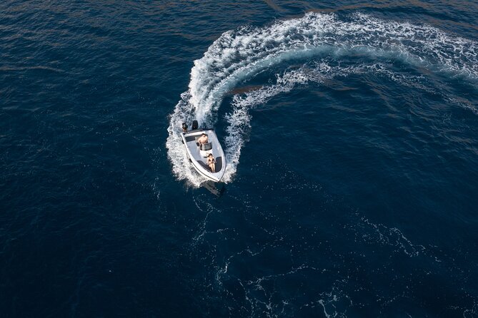Santorini Private Adventure – Captain Your Own Cruise - Vlychada meeting point and that first 30-minute practice