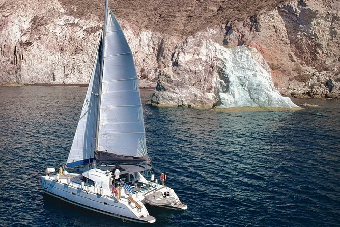 Santorini: Private All-In Catamaran Cruise (Food&Drinks) - Palea Kameni Hot Springs: Sulfur Water Rules That Matter