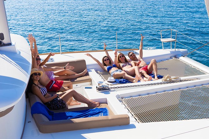 Santorini Private Catamaran Cruise with BBQ, Open Bar & Transfers - Palea Kameni hot springs: the volcanic “spa” moment and what to expect