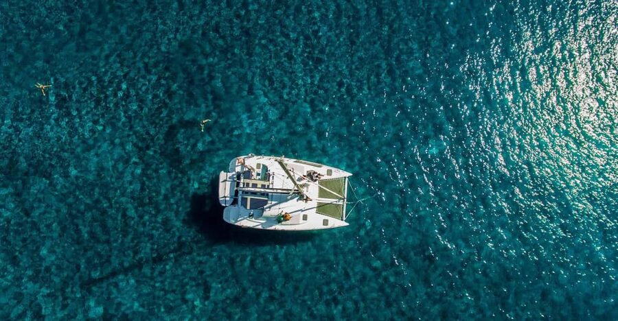 Santorini: Private Catamaran Cruise with Food & Drinks - Red Beach and White Beach: The Quick Stops That Still Pay Off