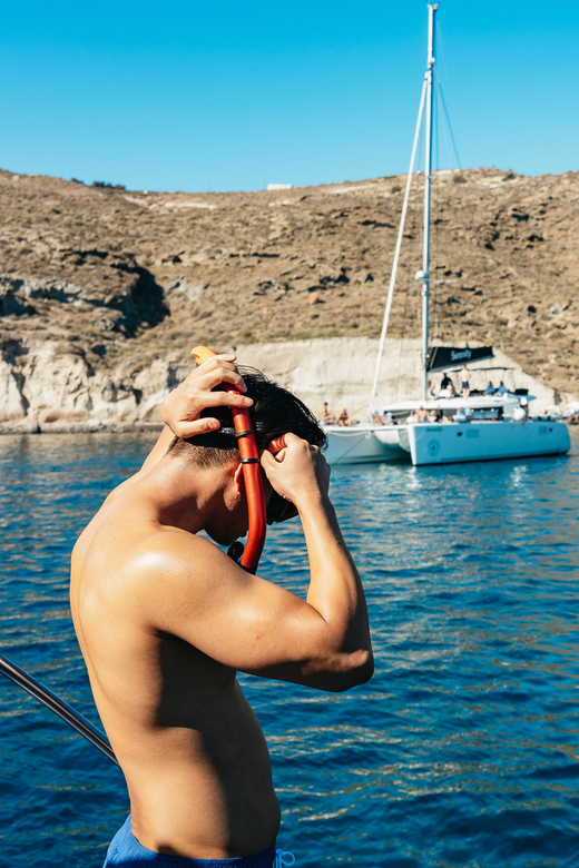 Santorini: Private Catamaran Tour with BBQ Meal and Drinks - Why a private Santorini catamaran from Vlychada feels worth it
