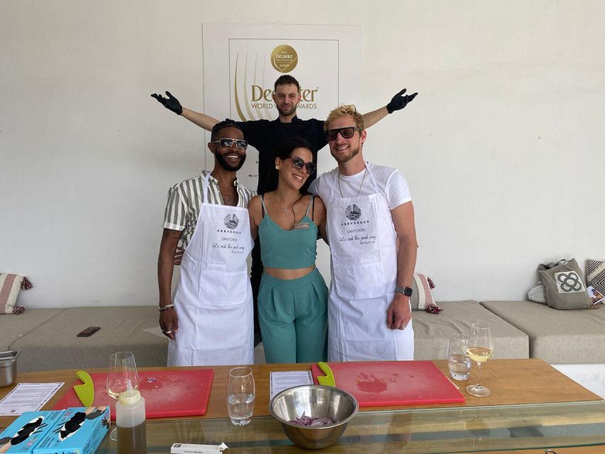Santorini: Private Cooking Class and Wine Tasting Tour - Wine and olive oil shopping: buy what you actually liked