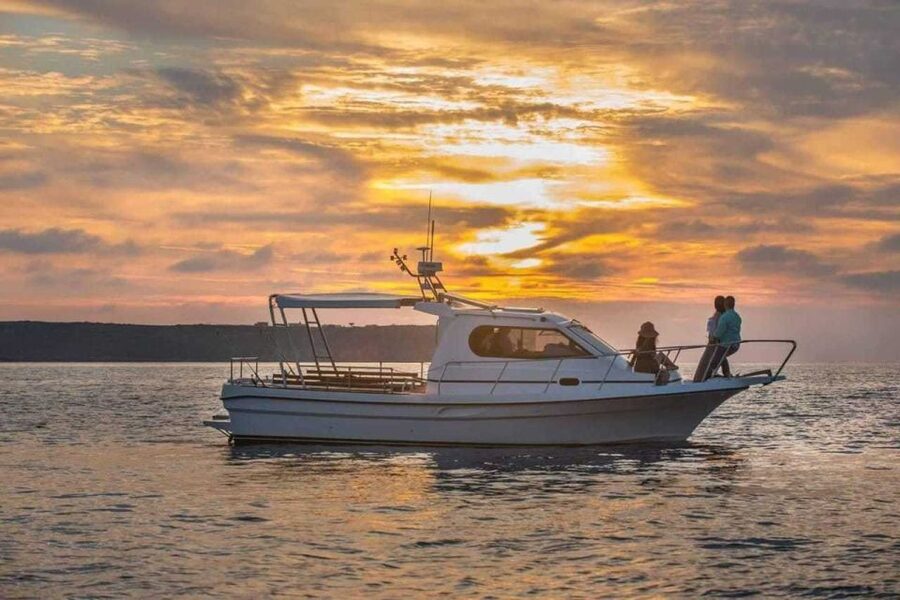 Santorini Private Cruise boat fishing tour - BBQ, Snorkeling - Key points before you go