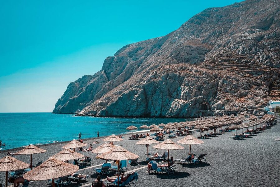 Santorini: Private Customizable Tour with Flexible Lenghts - Black sand beach time, sun, rain, and realistic expectations