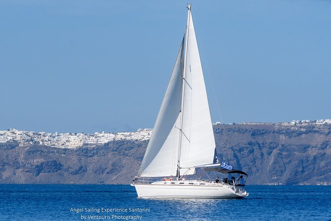 Santorini Private Daytime Sailing Cruise with Meal, Drinks &Transfer included - Thirasia swim time and the homemade meal cooked on board
