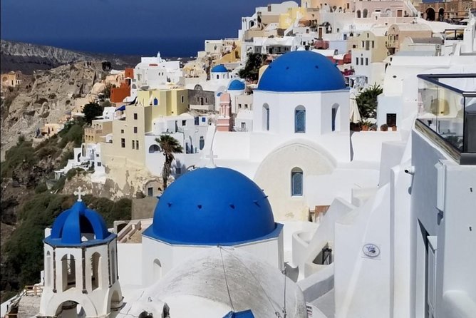 Santorini Private Driver: Explore Santorini - Port & Hotel Pickup - Black Sand Beach Time: Perissa or Kamari for a Reset