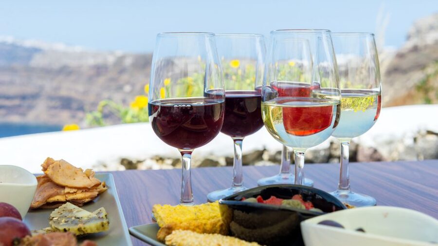 Santorini : Private Fine Wine Tasting - Art Space Museum-Winery Finale: Rock-Cut Rooms, Art, and Caldera Views
