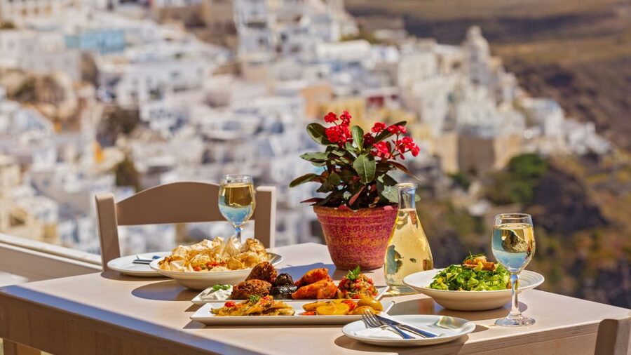 Santorini : Private Fine Wine Tasting - The Wine Tasting Format: 12 to 15 Pours With Food That Actually Helps