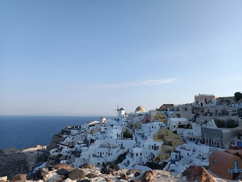 Santorini: Private Guided Sightseeing Day Tour - Oia on the caldera side: the town, the walk, and the crowd strategy