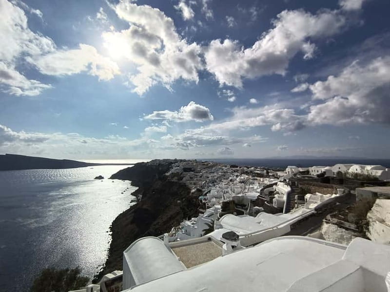 Santorini: Private Guided Sightseeing Day Tour - Fira’s blue domes and the Three Bells moment