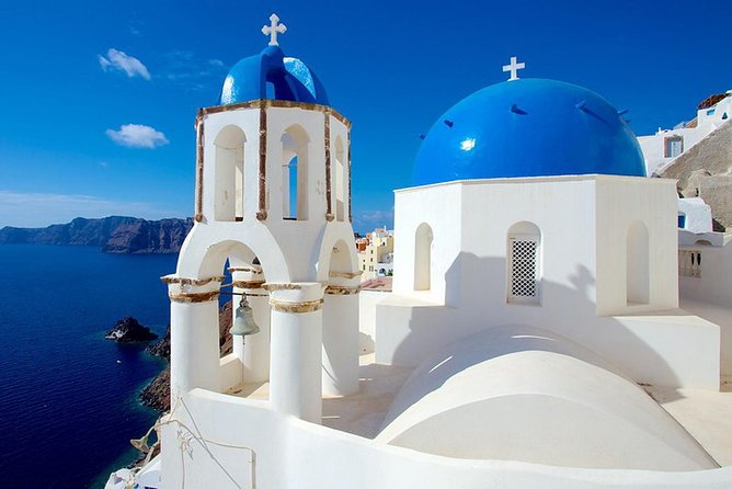 Santorini Private Sightseeing Tour - Profitis Ilias monastery: the higher you go, the bigger the views