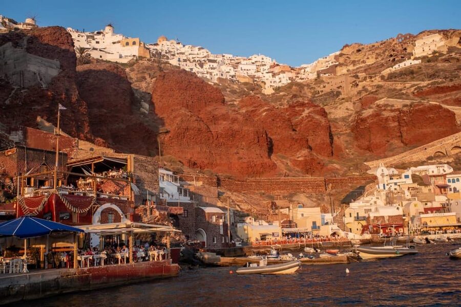 Santorini: Private Sightseeing Tour with Local Guide - Red Beach and the Akrotiri lighthouse: end on the coast