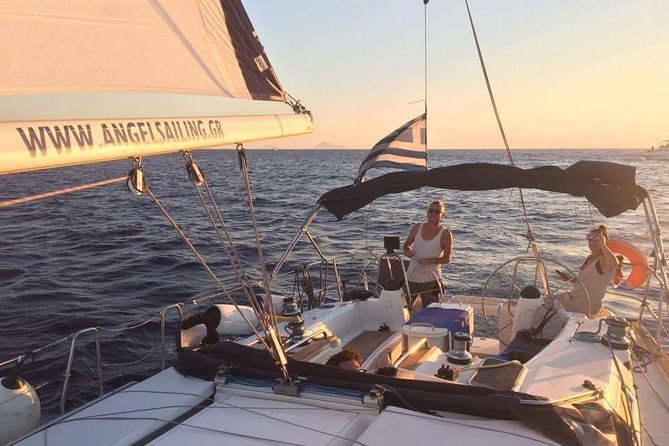 Santorini Private Sunset Sailing Tour with Dinner, Drinks &Transfer included - Transfers and timing: plan your afternoon like a local
