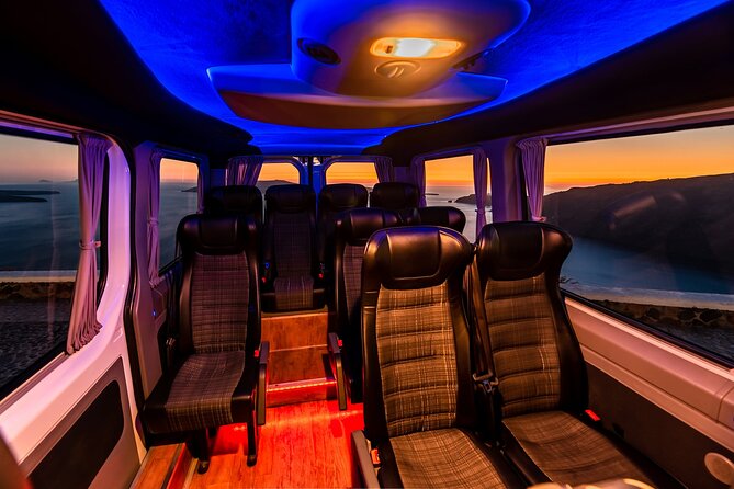 Santorini Private Transportation Services - Private Santorini transport that starts working the moment you land