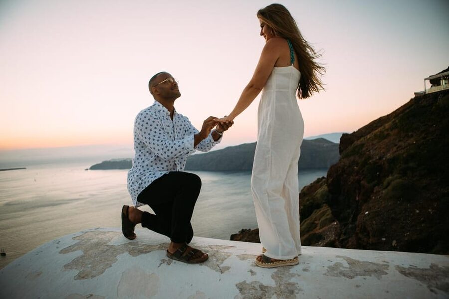 Santorini Proposal: A Luxury Photoshoot for Your Yes! Moment - Luxury for $553: is this good value for a Santorini proposal?
