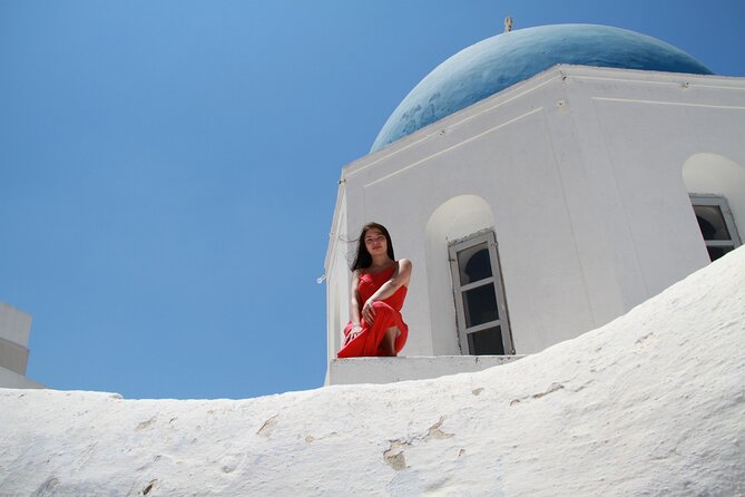 Santorini's Hidden Gems with Wine Tasting: 6-Hour Private Tour - Profitis Ilias summit: monastery views and a short walk mindset