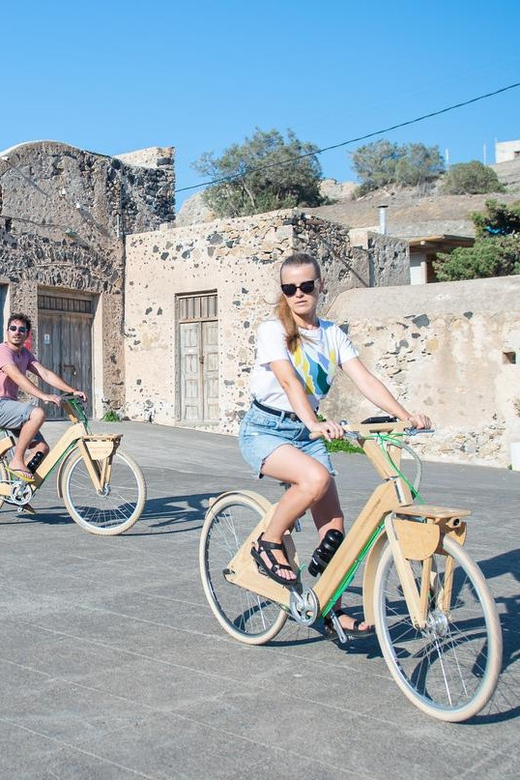 Santorini's Private 2-hour Wooden E-bike Tour - Key highlights you will feel fast