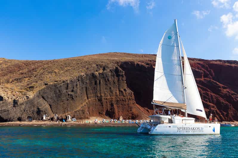 Santorini: Sailing Catamaran Cruise with BBQ and Drinks - Morning vs sunset: what actually changes in your day