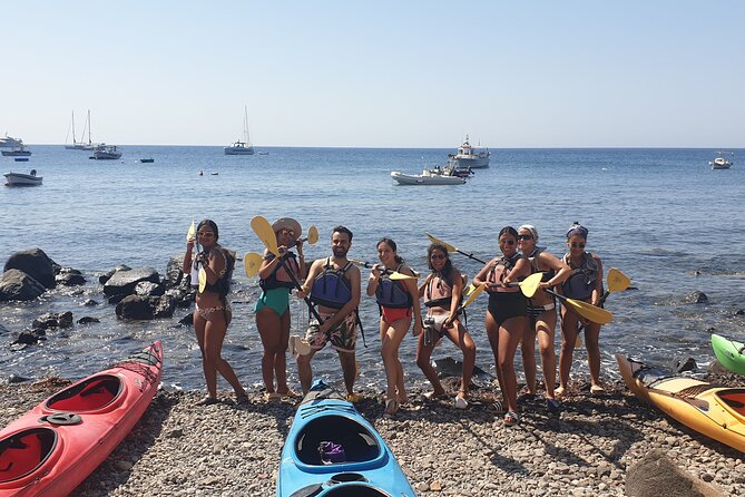 Santorini Sea Kayak - South Discovery, Small Group incl. Sea Caves and picnic - Stop 3: White Beach, Snorkeling Time, and the Picnic Break
