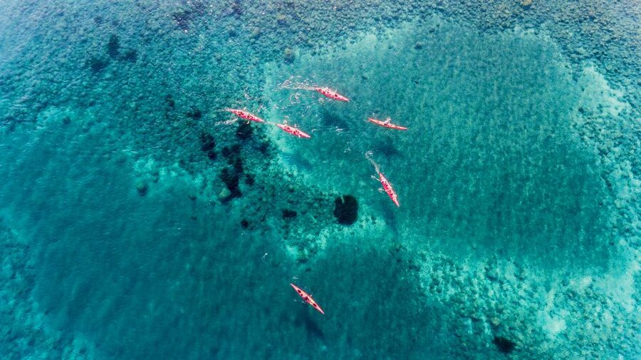 Santorini: Sea Kayaking with Light Lunch - Red Beach Volcanic Colors: The Moment You Start Believing the Photos