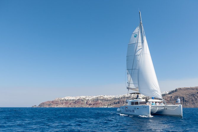 Santorini Small-Group Catamaran Sailing Trip(BBQ,drinks, transfer) - What’s included, and why it matters on a Santorini day