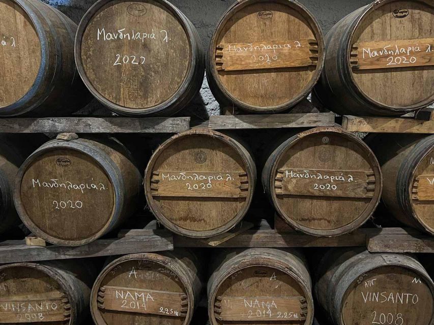 Santorini: Small-Group Sunset Wine Tour with Santo Winery - Estate Argyros: Cellars, Bottling, and Why This Part Matters