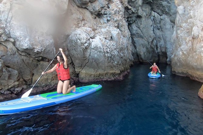 Santorini: Stand-Up Paddle and Snorkel Adventure - Paddle Santorini’s coast: what to expect on the SUP portion