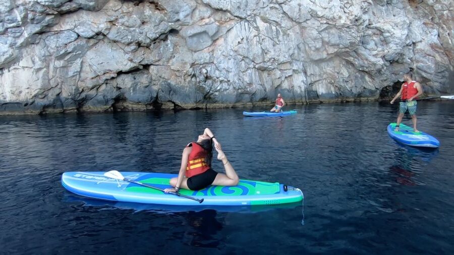 Santorini: Stand-Up Paddle and Snorkel Adventure - What you get for $141, and where the value comes from