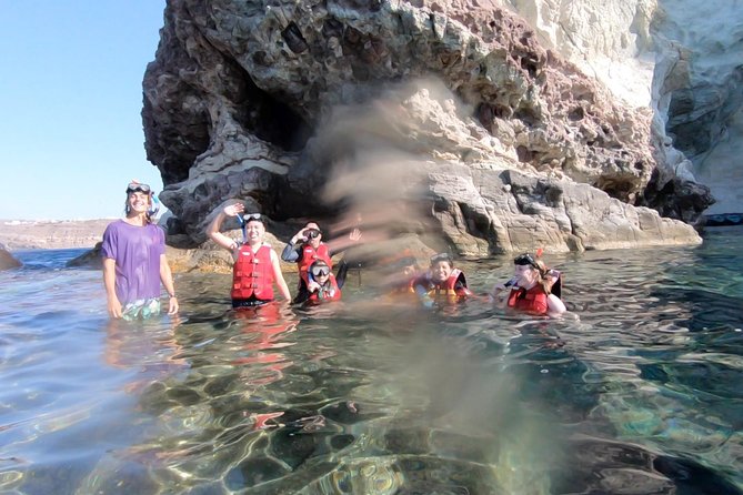 Santorini: Stand-Up Paddle and Snorkel Adventure - From Nemely Windsurf Sup Center to your first paddle strokes