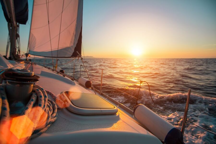 Santorini: Sunset Caldera Cruise with BBQ Meal and Drinks - Hot Springs and Private Water-Only Swim Stops