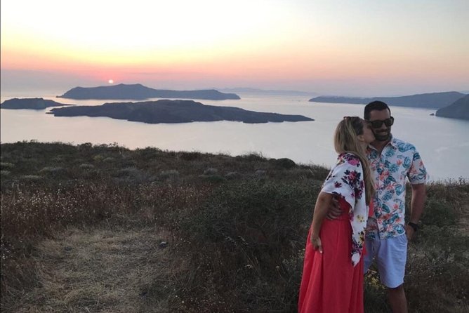 Santorini Sunset Wine Tour with Santo Winery Views - Santo Wines at sunset: views, cheese, and tapas are part of the point