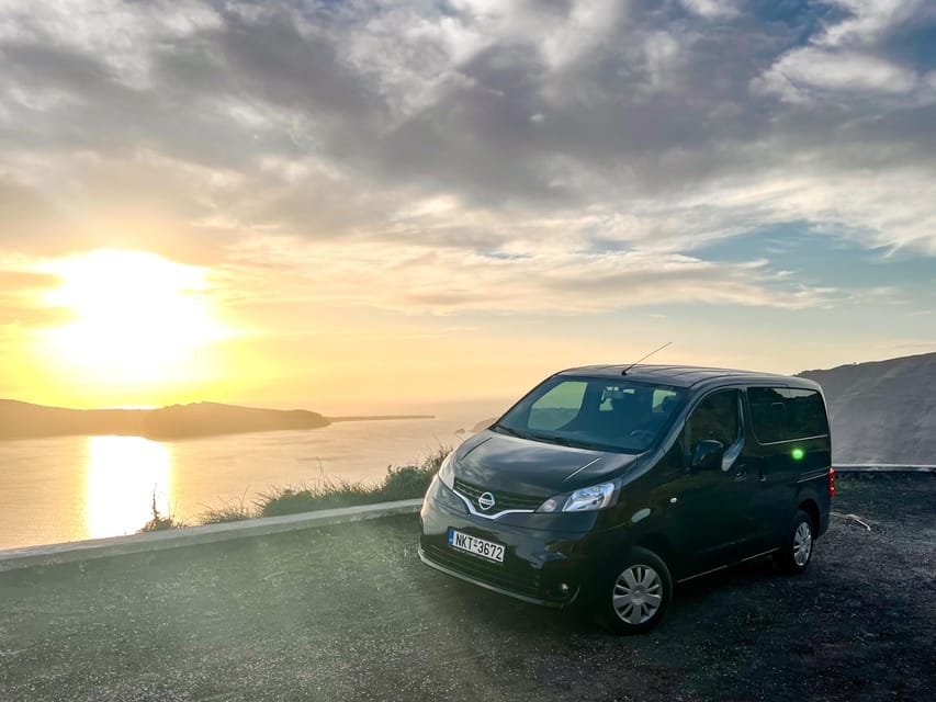 Santorini: Tour around the island - Santorini’s best car route: viewpoints plus volcano-sand stops