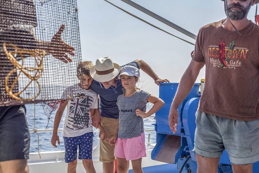 Santorini: Traditional Fishing Trip and Fresh Fish Lunch - Price check: $188 for 4 hours, pickup included, plus lunch and gear