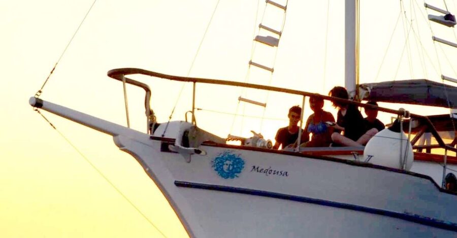 Santorini: Traditional Wooden Boat Tour with Meal and Wine - Sunset Cruise Option: The Same Highlights, Reversed Timing