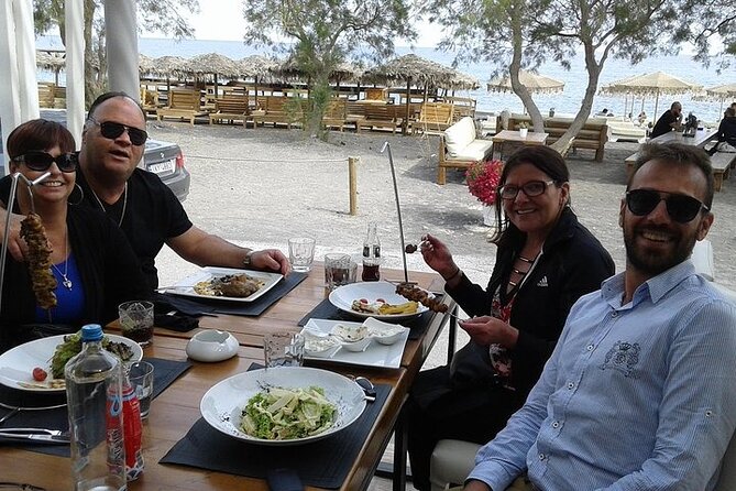 Santorini Ultimate Destinations - Faros Market, wine tasting and local organic samples