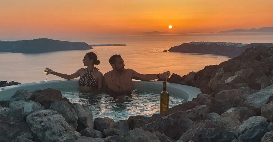 Santorini: Volcanic Hot-Tub Experience with Caldera Views - After the Hot Tub, Infinity Pool Time and Getting Your Bearings Back
