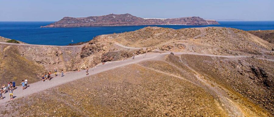 Santorini Volcano, Hot Springs Adventure - Thirassia village time: village lanes, Manolas steps, and lunch break planning