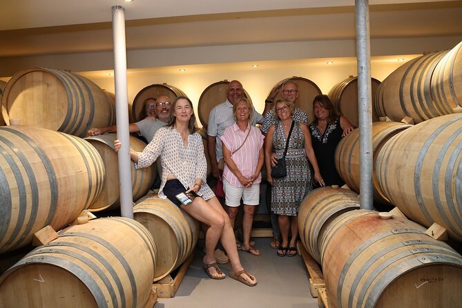 Santorini Wine Stories: Sunset Tour with Tasting & Dinner - Stop 3: sunset at the last winery, where the views do the talking