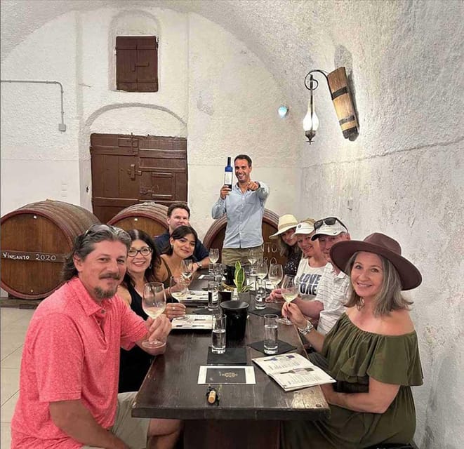 Santorini: Wine Tasting Tour with Snacks - Morning Route vs Sunset Route Around Estate Argyros, Gaia, and Santo