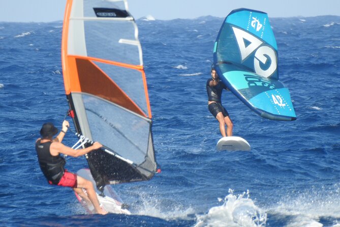 Santorini Wing Foil Surf Lesson for Beginners - Wingfoiling 101 on Santorini’s coast