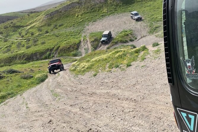Santorini Wrangler Jeep Afternoon Convoy Tour - Weather and who this tour fits best