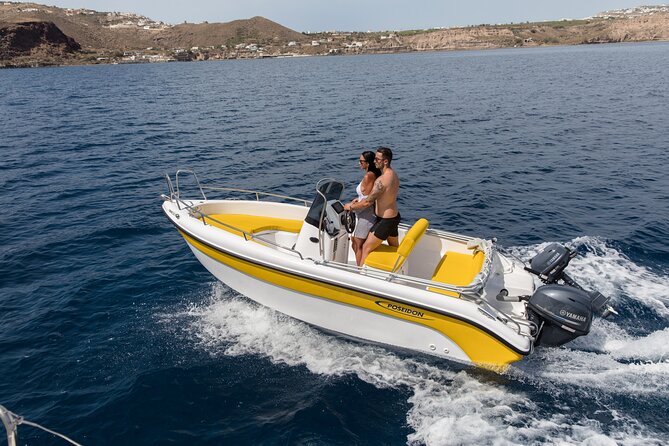 Self-Drive License-Free Boat Rental in Santorini from Vlichada - Key Points Before You Go