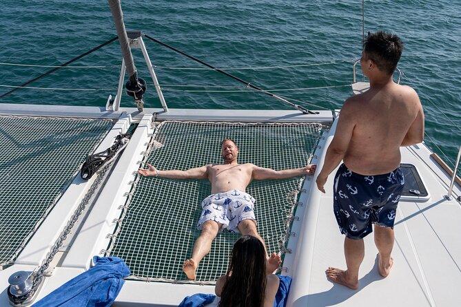 Semi Private Santorini Catamaran Tour - Palea Kameni stop: BBQ, quick history, and a break from the water