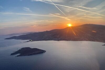 Shared Helicopter Tour Santorini 20 minutes – 2 passengers