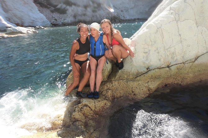 Small-Group Santorini Sea Caves Kayak Trip with Snorkeling & Picnic - Stop 2: Mesa Pigadia Beach, swimming time and a calmer rhythm