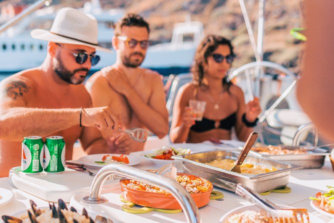 Sunset Caldera Sailing Cruise - Lunch, unlimited drinks, and the on-board vibe