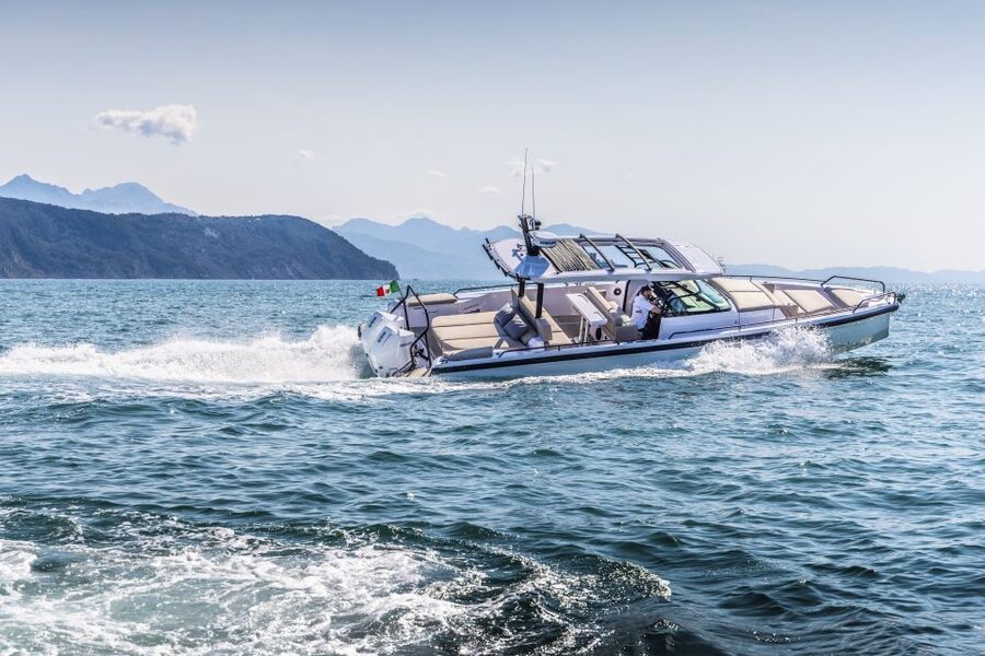 The Fastest All Inclusive Private Motor Yacht in Santorini - Red Beach and the south coast in your first swim window