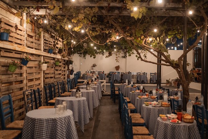 The Greek Wedding Show - Santorini - Wine, water, and meze snacks: a snack-first plan, not a full dinner