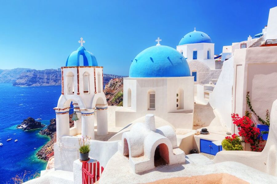 Thera: Santorini Highlights Private Guided Tour - Red Beach and the hiking-and-swimming vibe