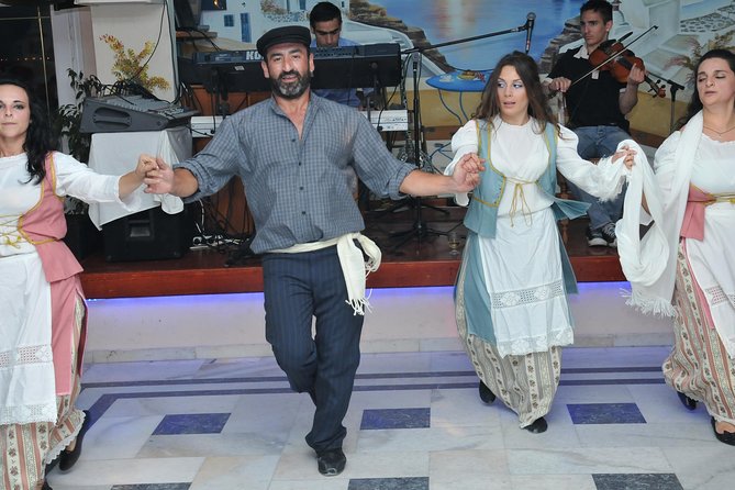 Traditional Greek Night live Music & Dinner Show in Santorini - Seating Setup: How to Avoid Feeling Trapped